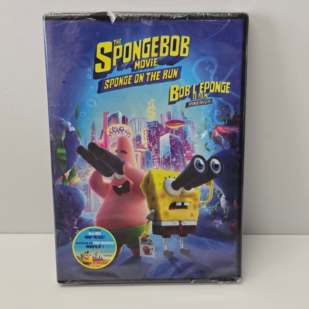 The Spongebob Movie: Sponge on the Run DVD 2020 Mini-Movie Sing-Along